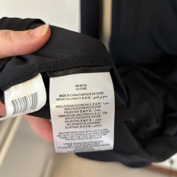 BCBGMAXAZRIA Black Cocktail Dress SZ XS NWT - Picture 9 of 9